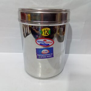 STAINLESS STEEL SEE THROUGH CONTAINER (NO:12)