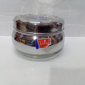 STAINLESS STEEL FLOWER POT/TIFFIN BOX (NO:2)