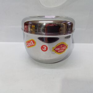 STAINLESS STEEL APPLE DABBA (NO:3)