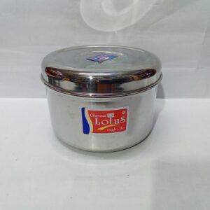 STAINLESS STEEL HALF DABBA (NO:11)