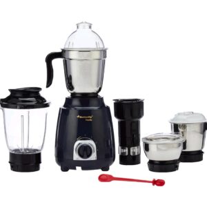 Butterfly Pestle 750W Mixer Grinder with 4 Jars | 3 Stainless Steel Jars & 1 Juicer | ABS Body | Heavy Duty Motor | 2 Years Manufacturer's Warranty | Ink Blue