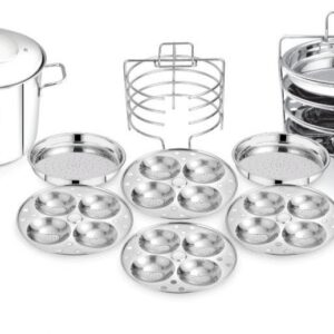 MAHAA STAINLESS STEEL POT SET MULTI COOKING