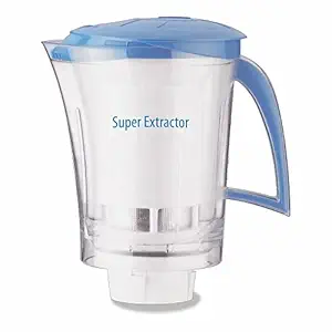 Preethi Super Extractor MGA-510 1.5L Leaf Jar (Blue) | High Grade Stainless Steel Jars & Blades | Transparent Lid | Blue | Steel