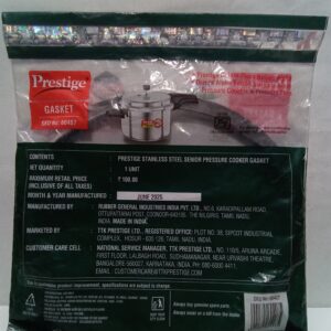 PRESTIGE STAINLESS STELL SENIOR PRESSURE COOKER GASKET