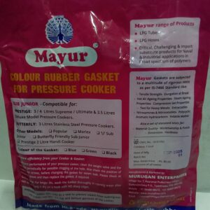 MAYUR-COLOUR RUBBER GASKET FOR PRESSURE COOKER (SUB JUNIOR)