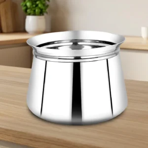 Stainless Steel Madras Handi  Kitchen Serving, Cooking Bowl, Handi  Biryani Handi for Kitchen & Restaurant, Cookware