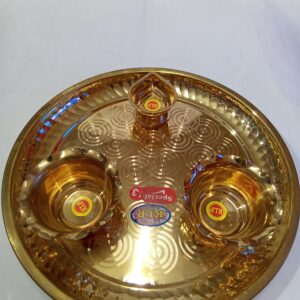3 IN ONE POOJA PLATE