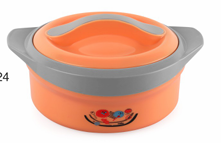 CELLO Solaris Stainless Steel Insulated Casserole| Firm Twist Lock | Serve & Store | Inner Steel and Outer Plastic | Durable & Break Resistant