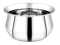 MAHAA Stainless Steel Pongal Handi  Kitchen Serving, Cooking Bowl, Handi Set, Biryani Handi for Kitchen & Restaurant, Cookware Set