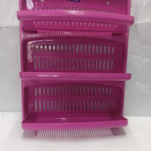 Plastic 3-Tier Multipurpose Wall-Mountable Storage Stand