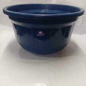 Deep-Blue Pro-Series Ribbed Plastic Power Basin