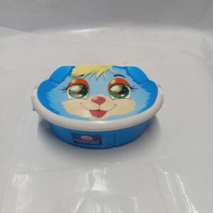 Kid's Cat design Plastic Lunch Box with Spork