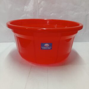 Plastic Utility Basin - Vibrant Red