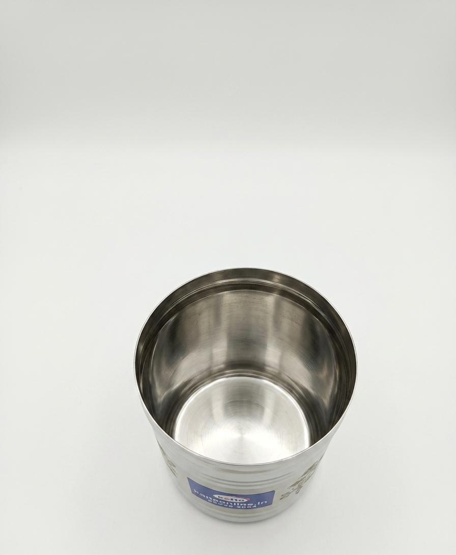 Stainless Steel Adukku pathiram (Stainless steel Storage container with lid) - Image 3