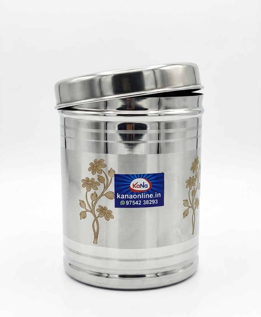 Stainless Steel Adukku pathiram (Stainless steel Storage container with lid) - Image 7