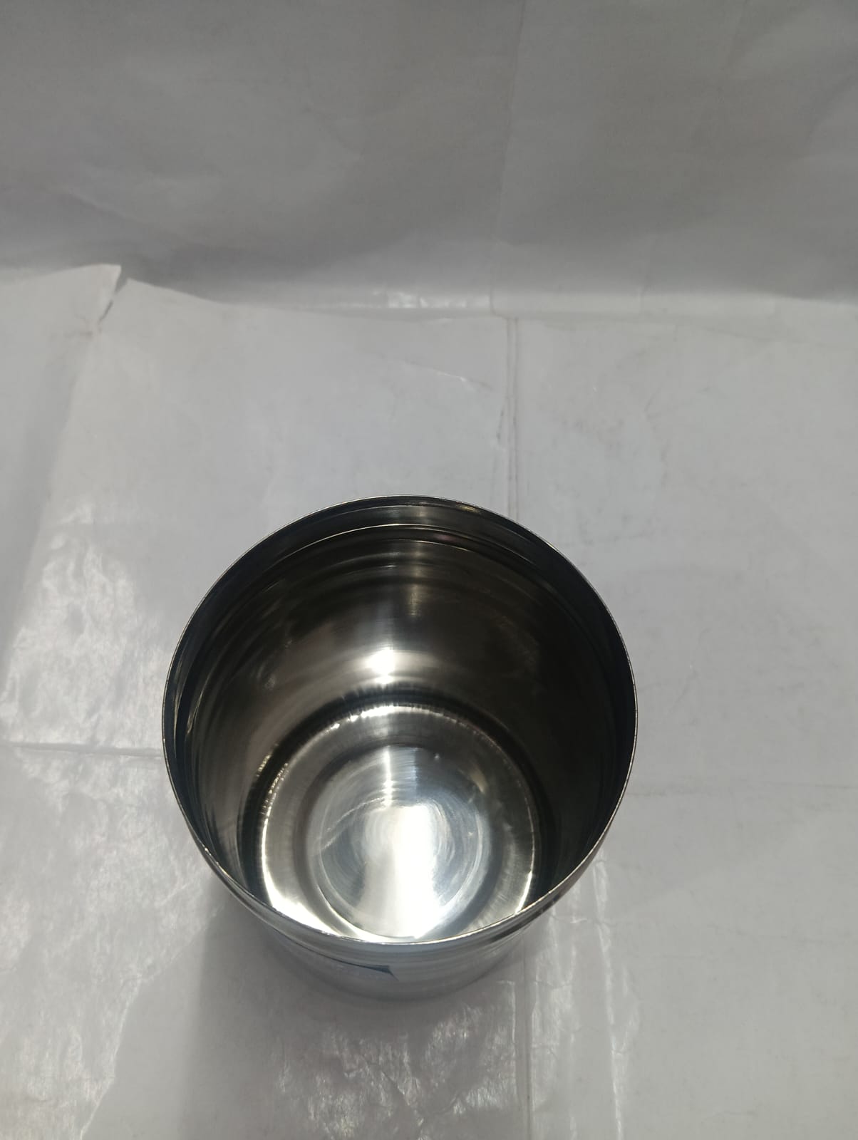 Stainless Steel Adukku pathiram (Stainless Steel Storage Container with Elegant Horizontal Striped Finish) - Image 6