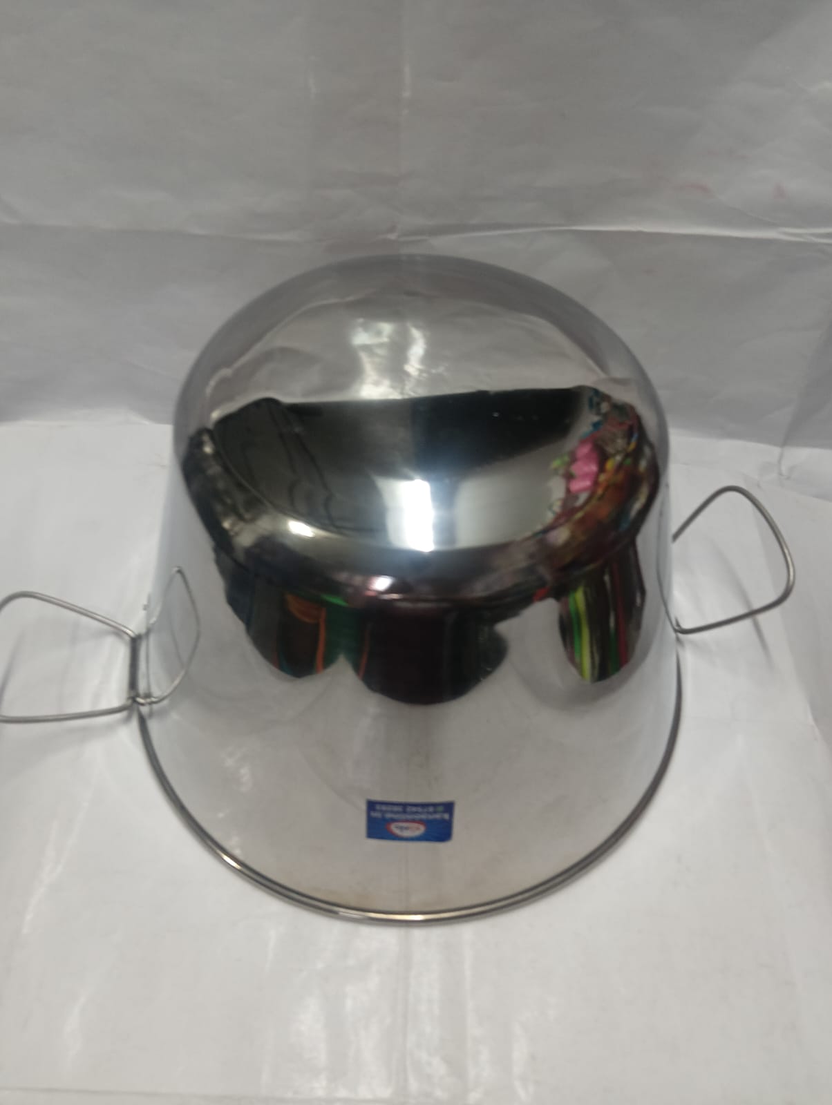 Stainless Steel Deep Serving Bucket with Side Handles - Image 4