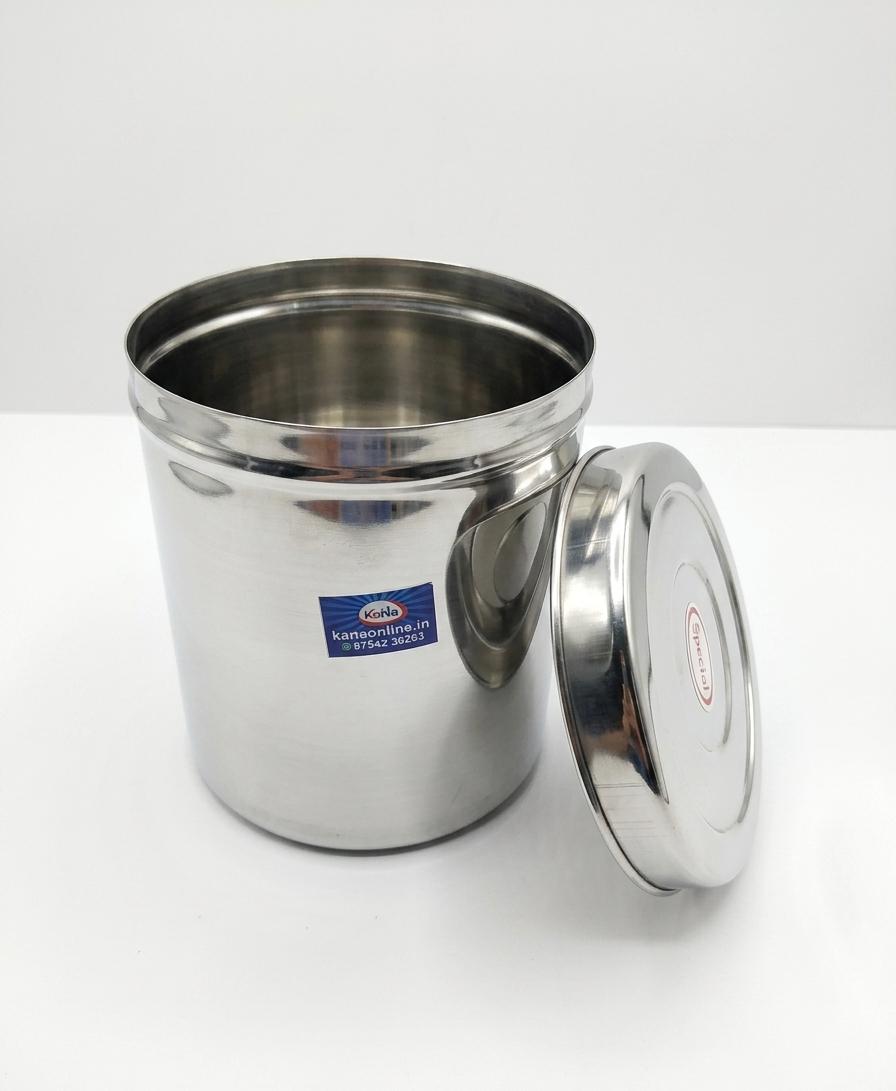 Stainless Steel SAMBADAM Set of Three( Stainless Steel Storage container ) - Image 2