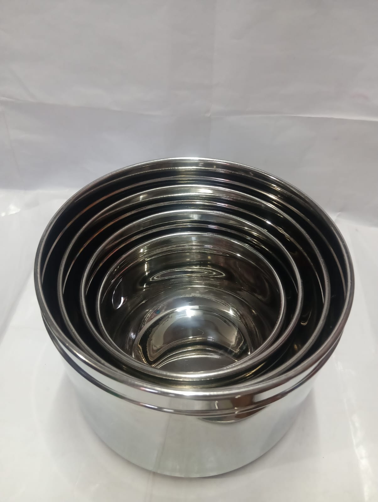 Stainless Steel Adukku Pathiram (Stainless Steel Multi-Size Storage Container Set of Four) - Image 12