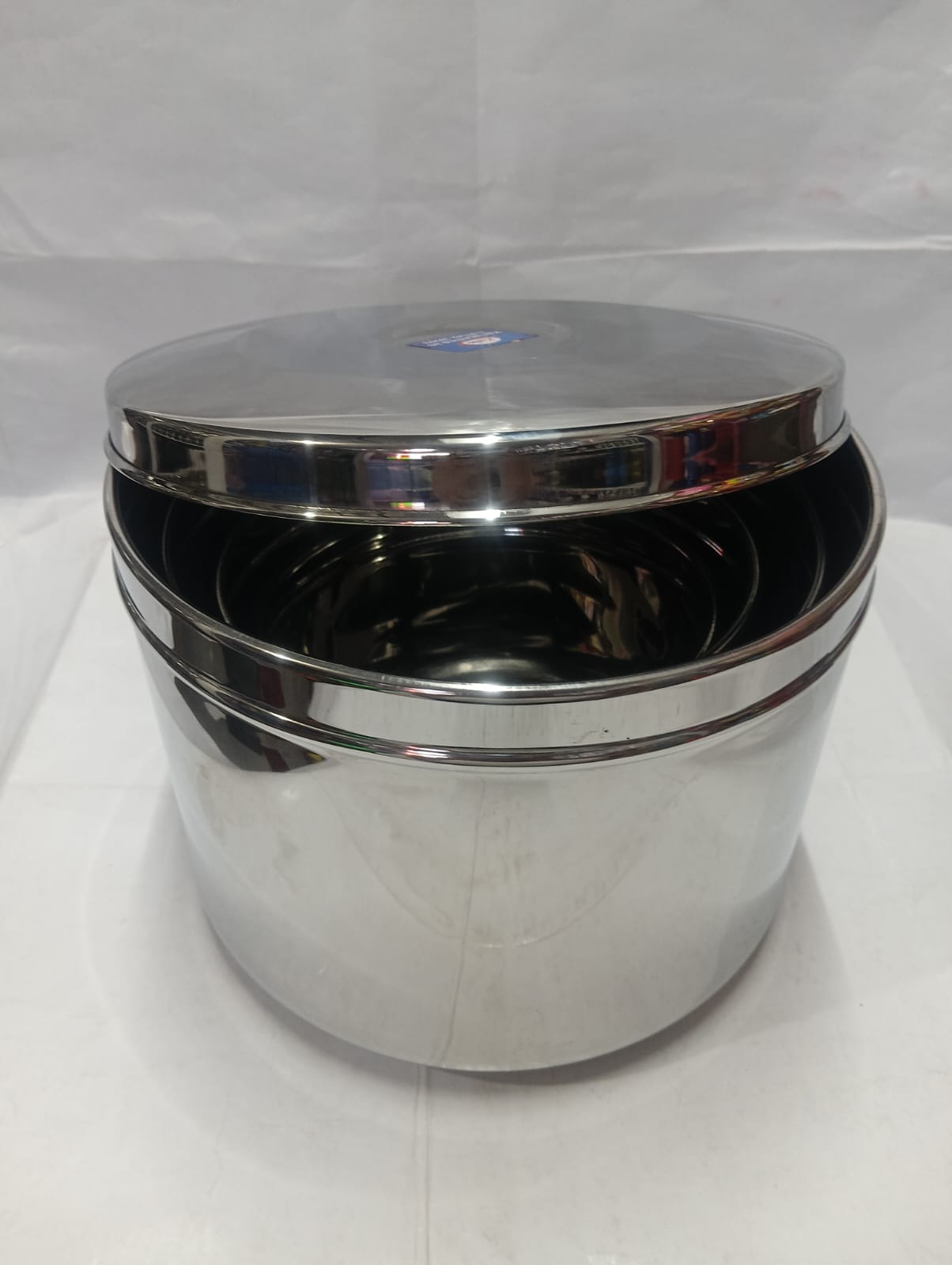 Stainless Steel Adukku Pathiram (Stainless Steel Multi-Size Storage Container Set of Four) - Image 13