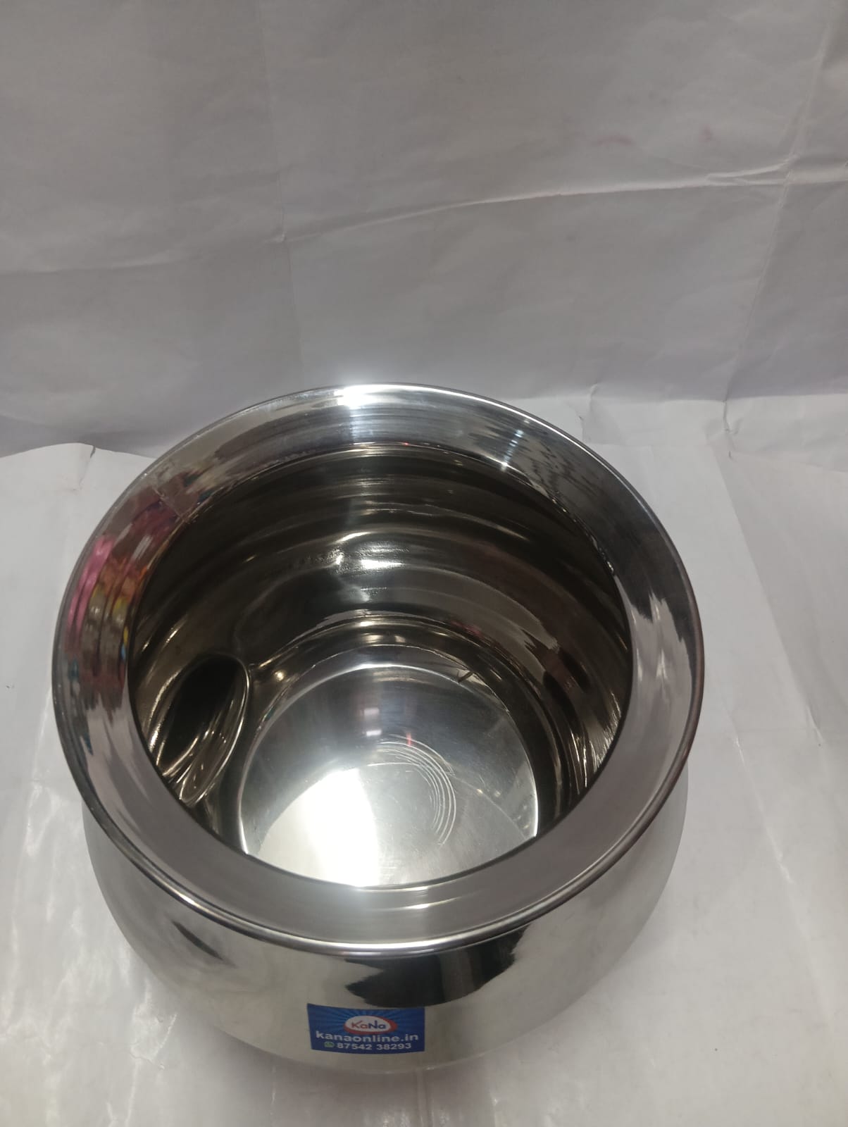 Stainless Steel Deksha (Premium Stainless Steel Wide-Mouth Handi Set) - Image 2