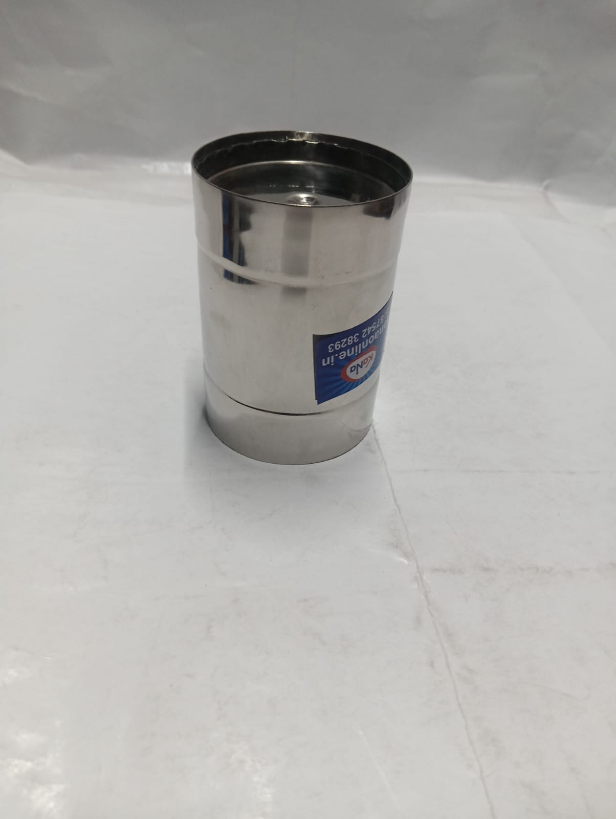 Stainless Steel Cylindrical Storage Container (Padi) - Image 2