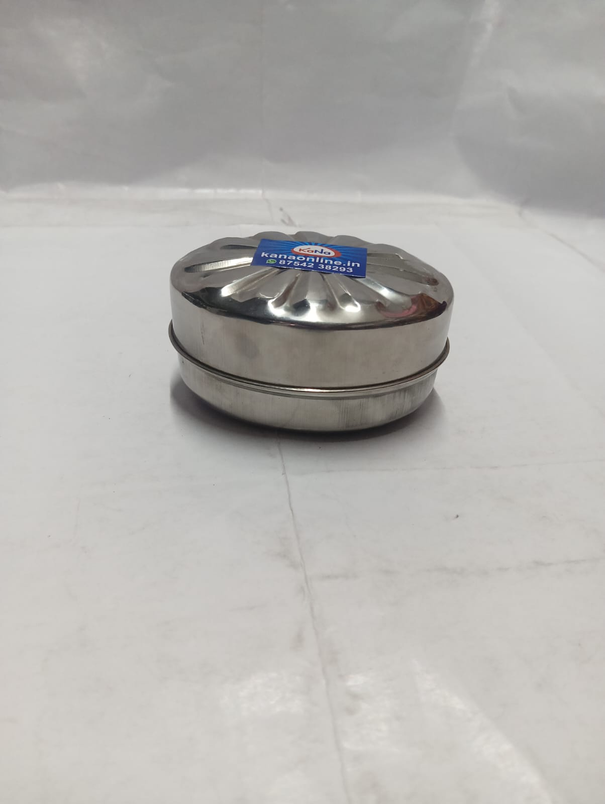 Stainless Steel Soap Dabba (Oval Soap Case)