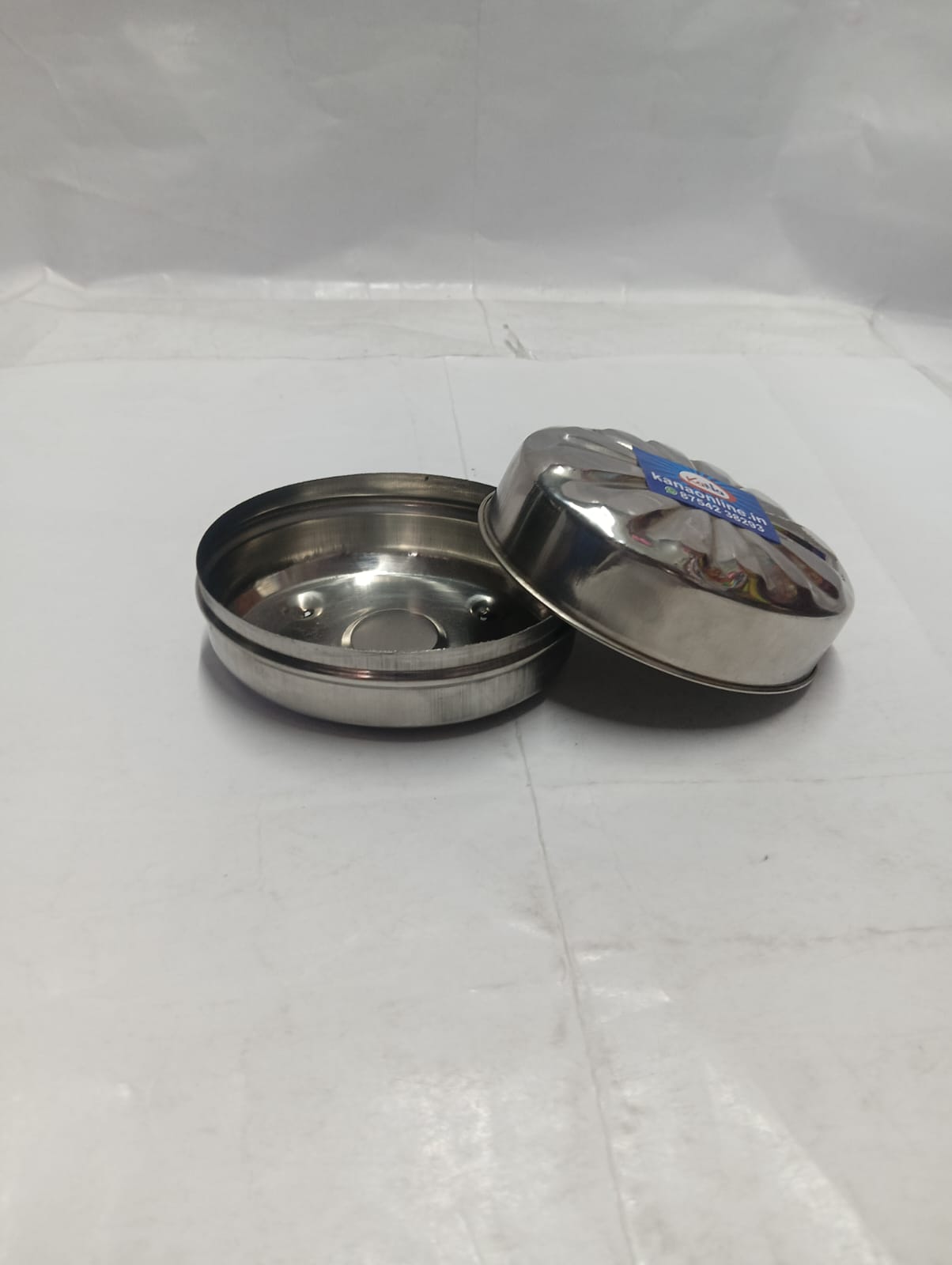 Stainless Steel Soap Dabba (Oval Soap Case) - Image 2