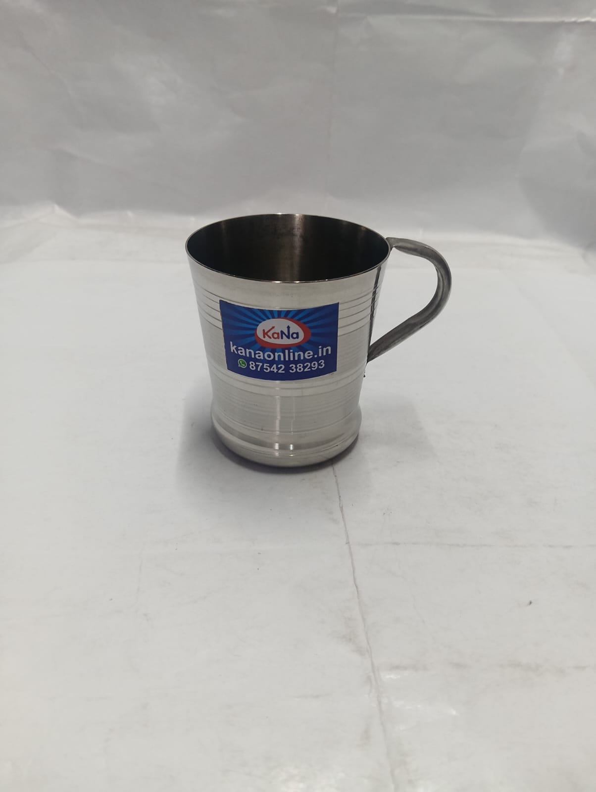 Stainless Steel Classic Line-Design Tea/Milk Mug