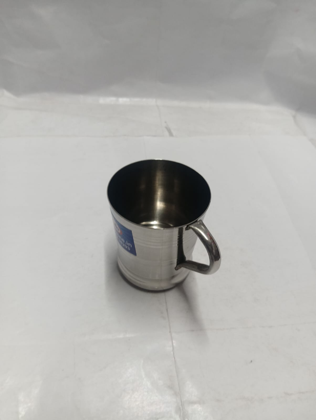 Stainless Steel Classic Line-Design Tea/Milk Mug - Image 3
