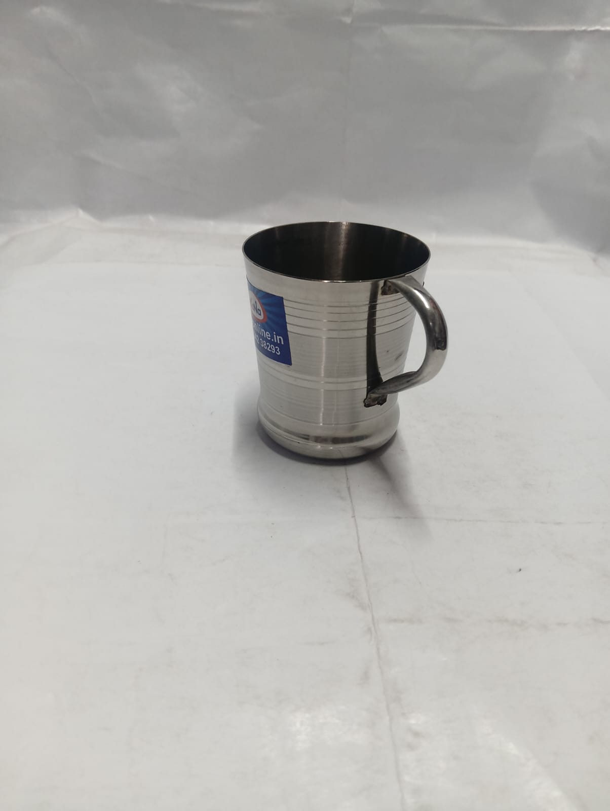 Stainless Steel Classic Line-Design Tea/Milk Mug - Image 5