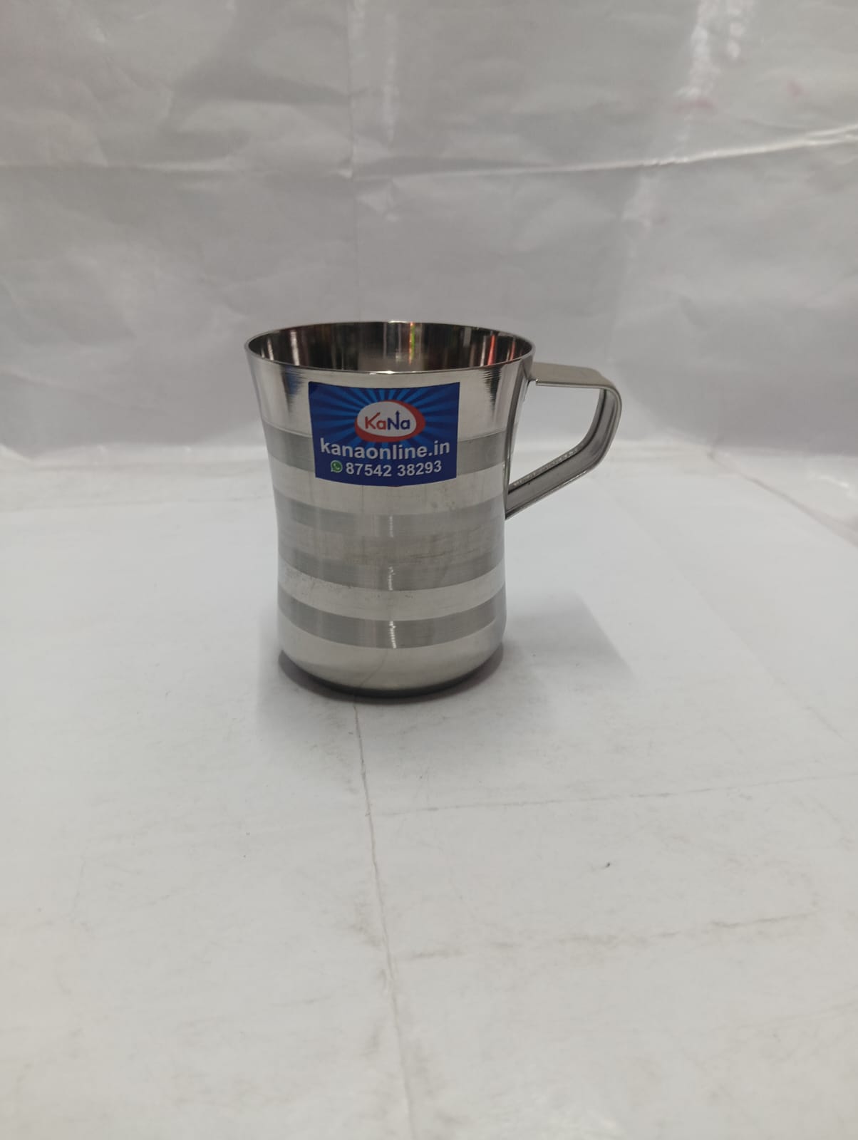 Stainless Steel Dual-Tone Matte & Gloss Mug