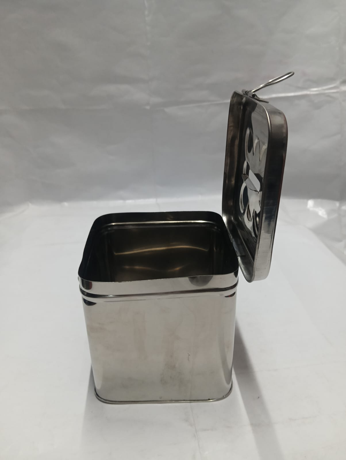 Stainless Steel Square Undiyal (Hundi/Piggy Bank/Money Box) - Image 4