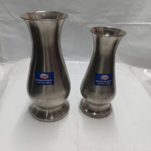 Stainless Steel Decorative Flower Vase ( Malar Kuduvaai )