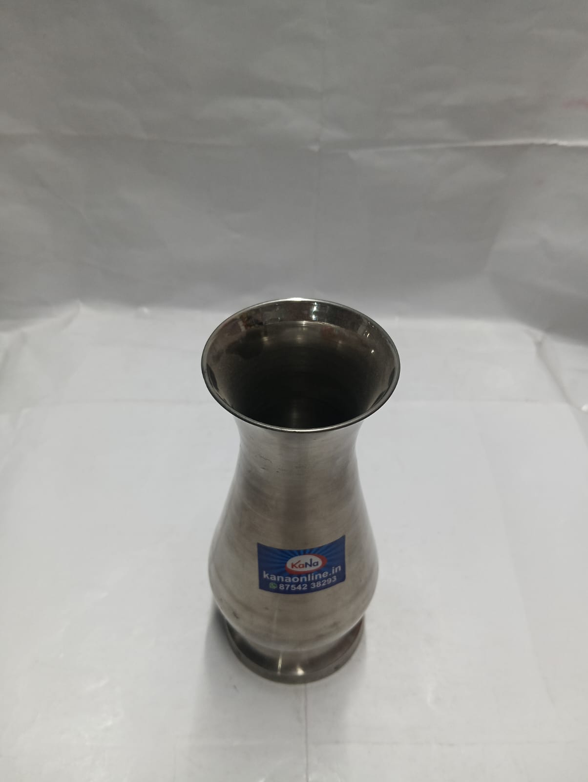 Stainless Steel Decorative Flower Vase ( Malar Kuduvaai ) - Image 5