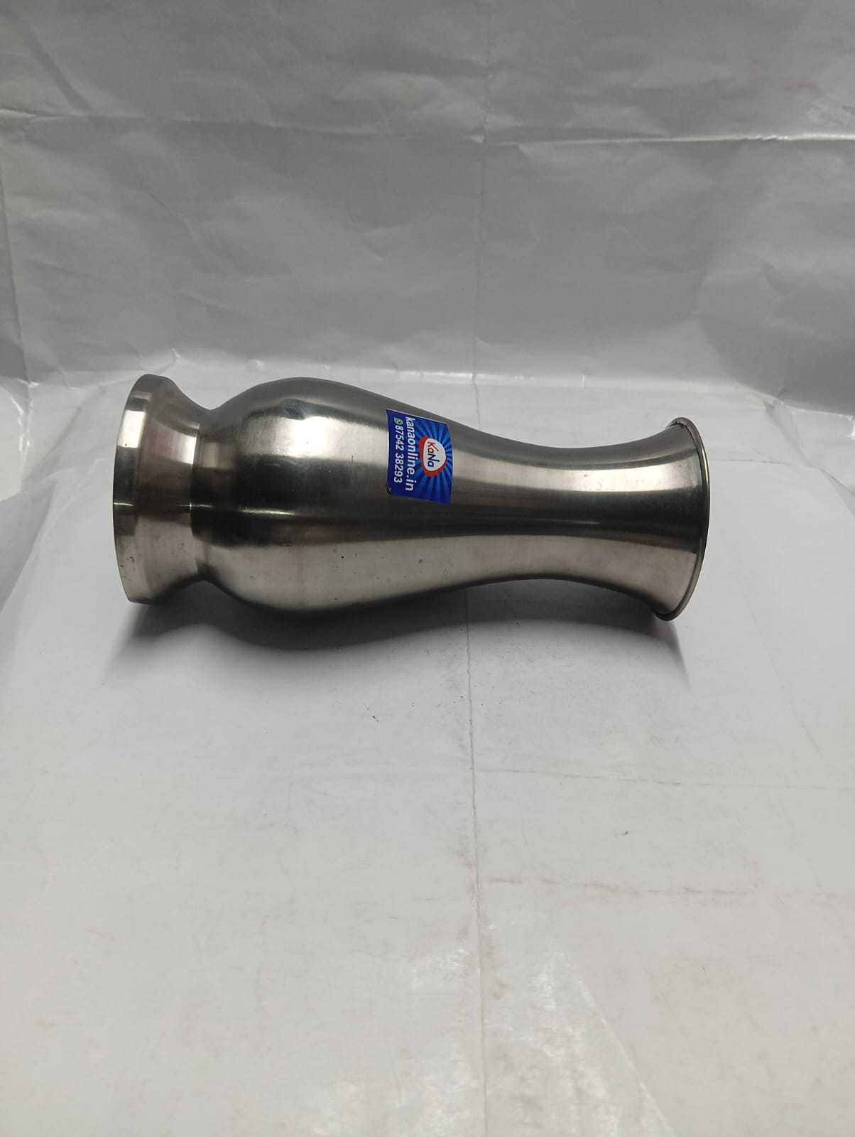 Stainless Steel Decorative Flower Vase ( Malar Kuduvaai ) - Image 8