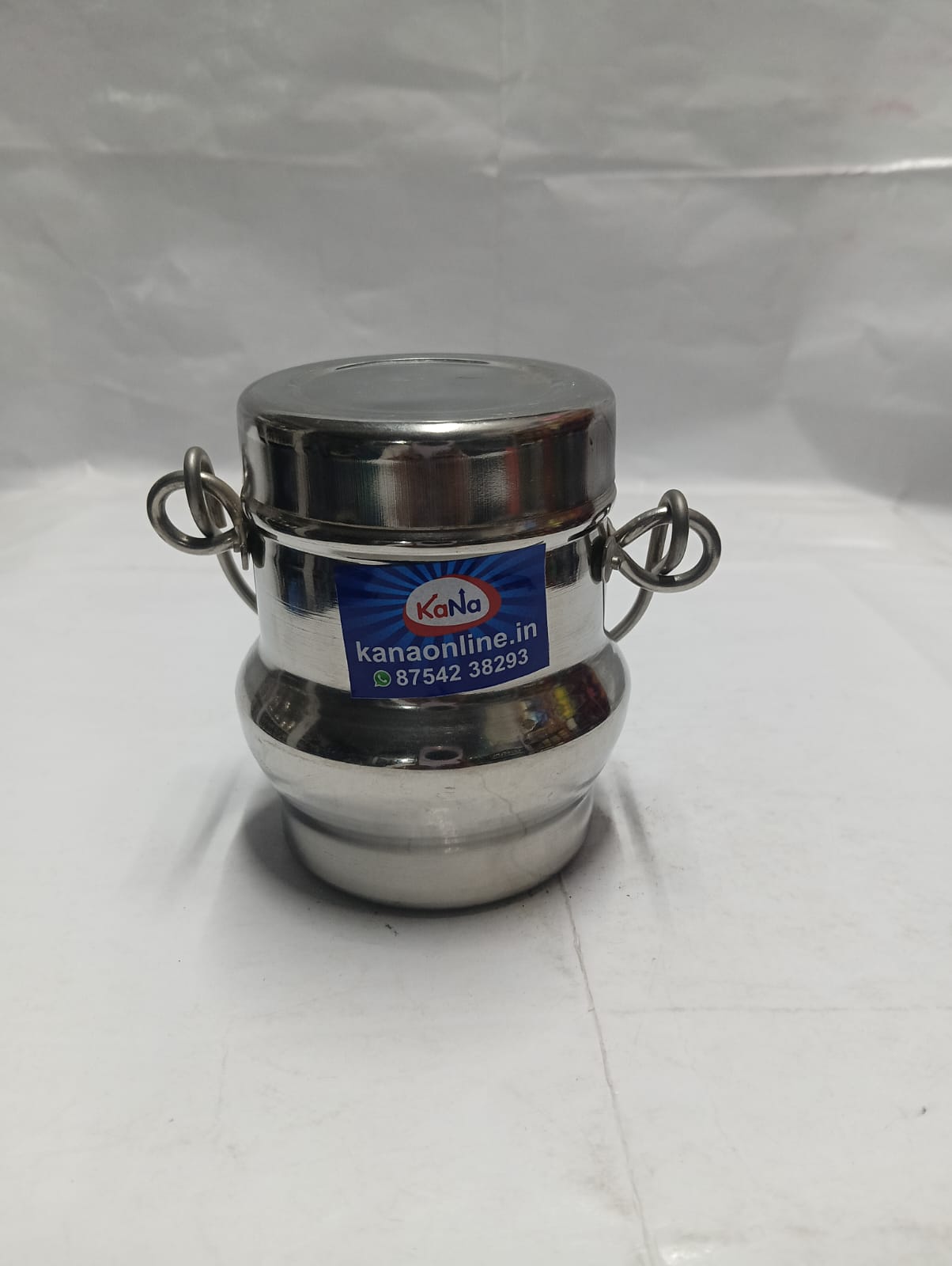 Stainless Steel Small Thooku Chatti (Traditional Ghee & Oil Pot with Swing Handle)