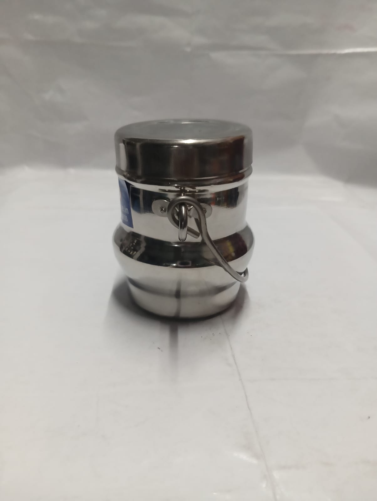 Stainless Steel Small Thooku Chatti (Traditional Ghee & Oil Pot with Swing Handle) - Image 5