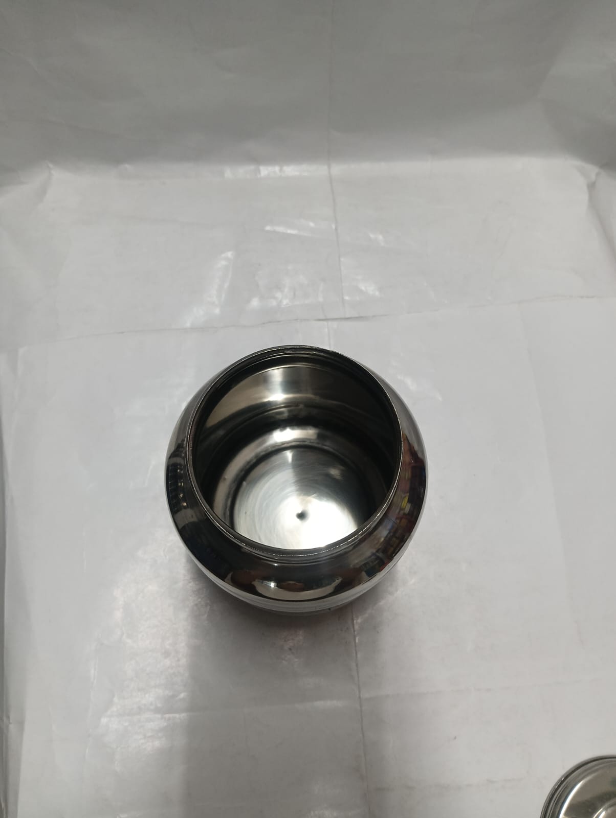 Stainless Steel Screw-Top Milk & Liquid Carrier (Thooku Chatti) - Image 4
