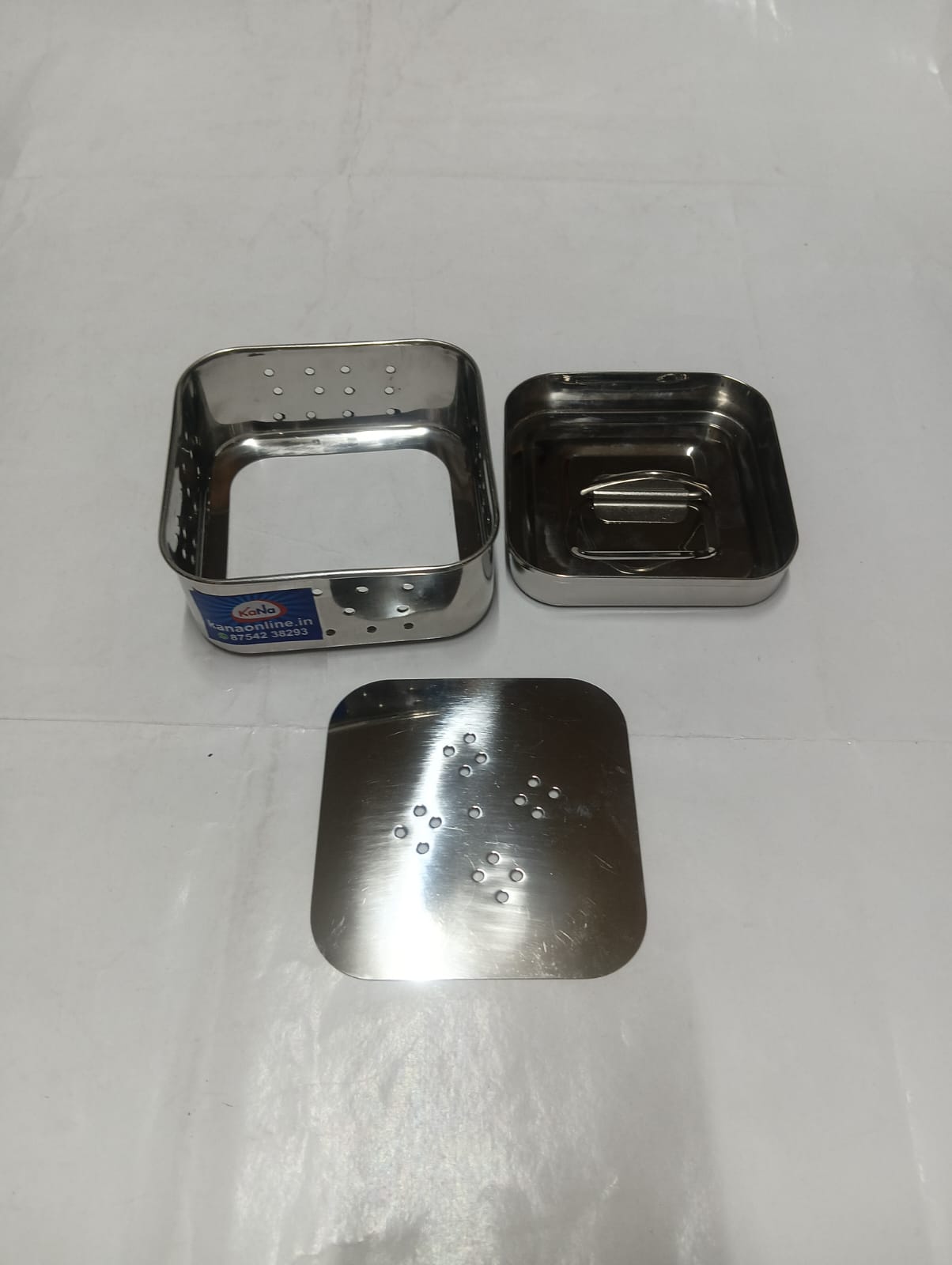 Stainless Steel Square Shape Paneer Maker ( Set of 2 ) - Image 5