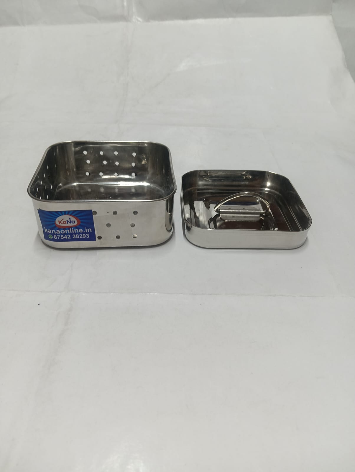 Stainless Steel Square Shape Paneer Maker ( Set of 2 ) - Image 8