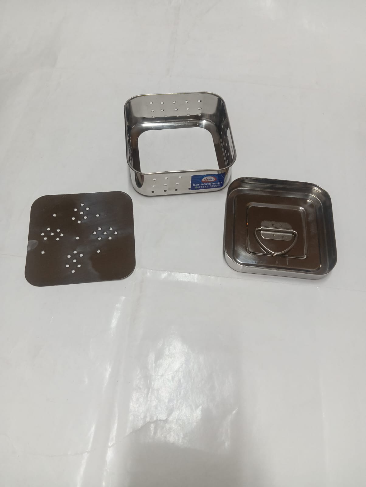 Stainless Steel Square Shape Paneer Maker ( Set of 2 ) - Image 13