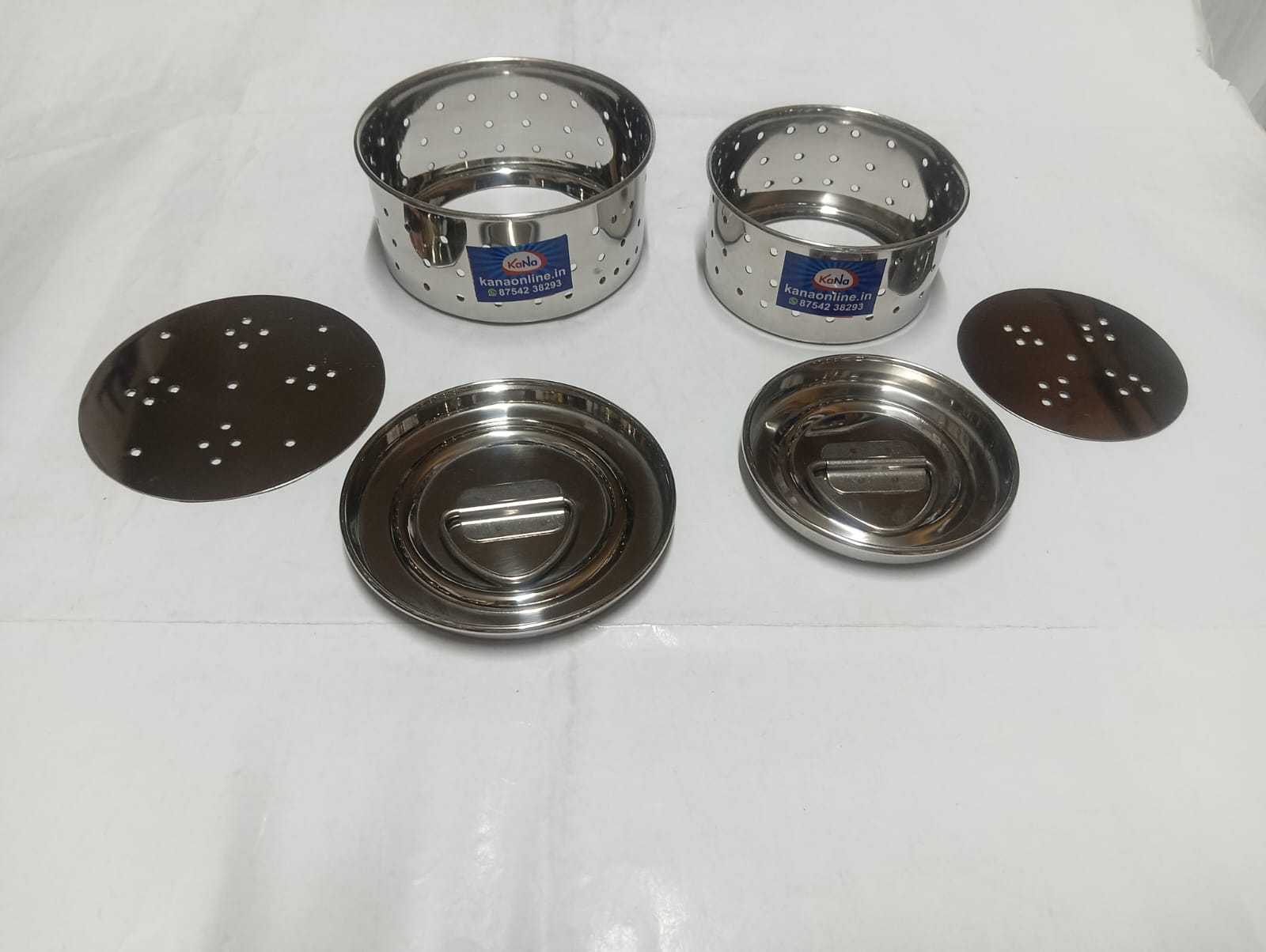 Stainless Steel Round Shape Paneer Maker (Set of 2) - Image 3