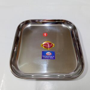 S.S PLAIN SQUARE PLATE(NO:01)