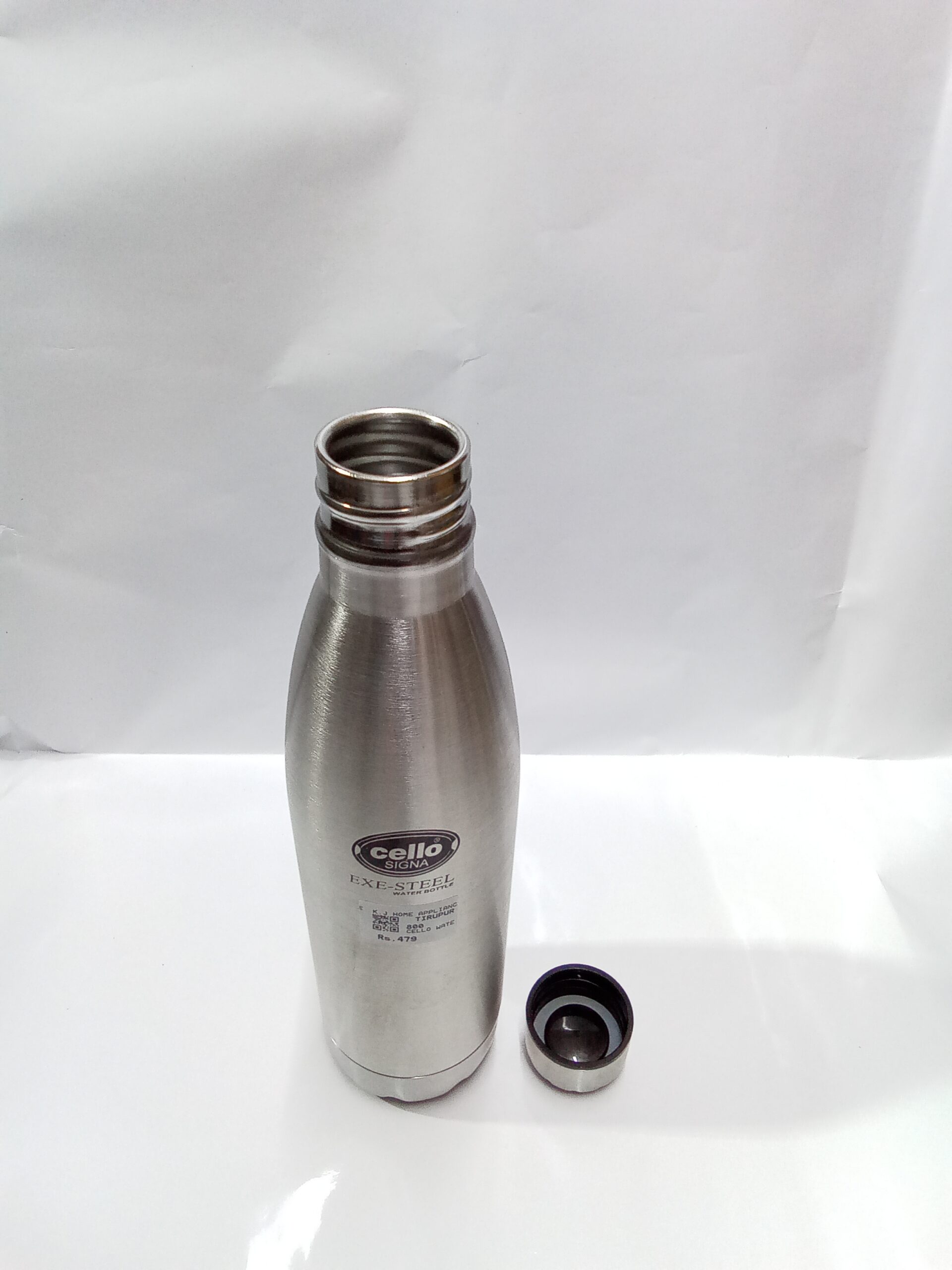 CELLO-(SIGNO EXE)STEEL WATER BOTTLE(800ML) - Image 2