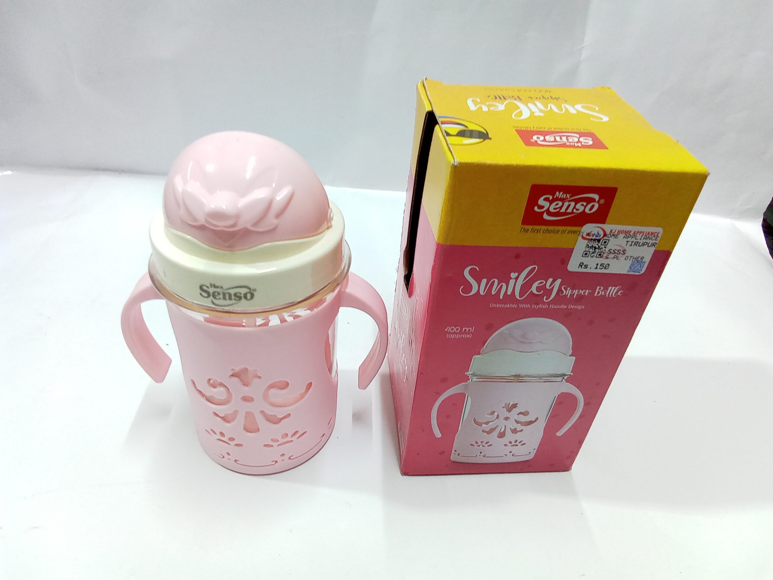 MAX SENSO-SMILEY SIPPER BOTTLE(400ML)