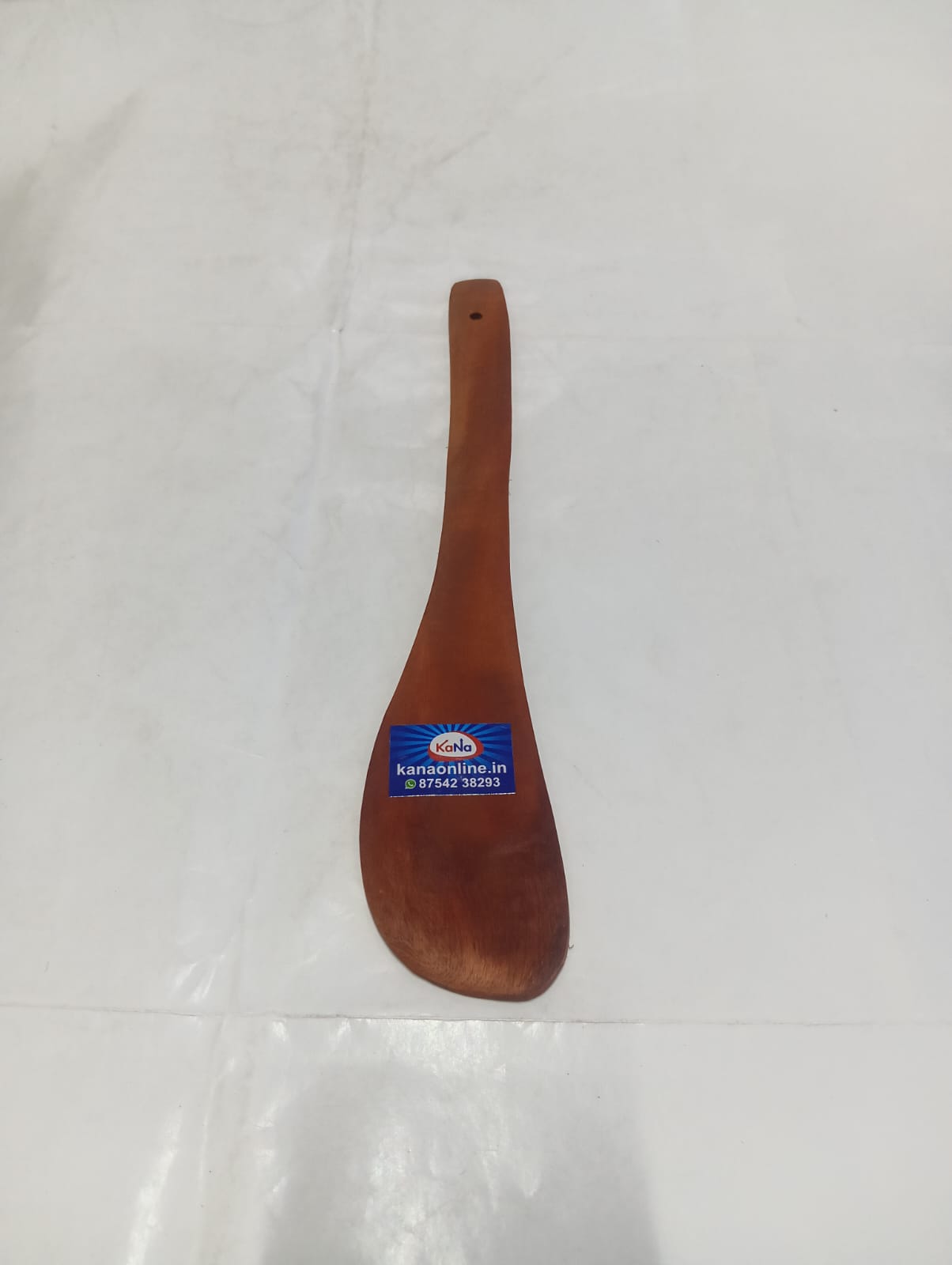 Handcrafted Neem Wood Curved Spatula / Dosa Turner
