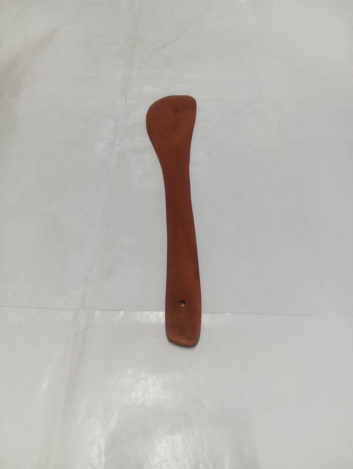 Handcrafted Neem Wood Curved Spatula / Dosa Turner - Image 3