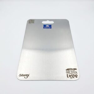 High-Quality Food-Grade Stainless Steel Chopping Board with Handle Grip