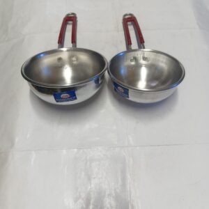 Stainless Steel Thalippu Tadka Pan (Mini Seasoning Pan) Set